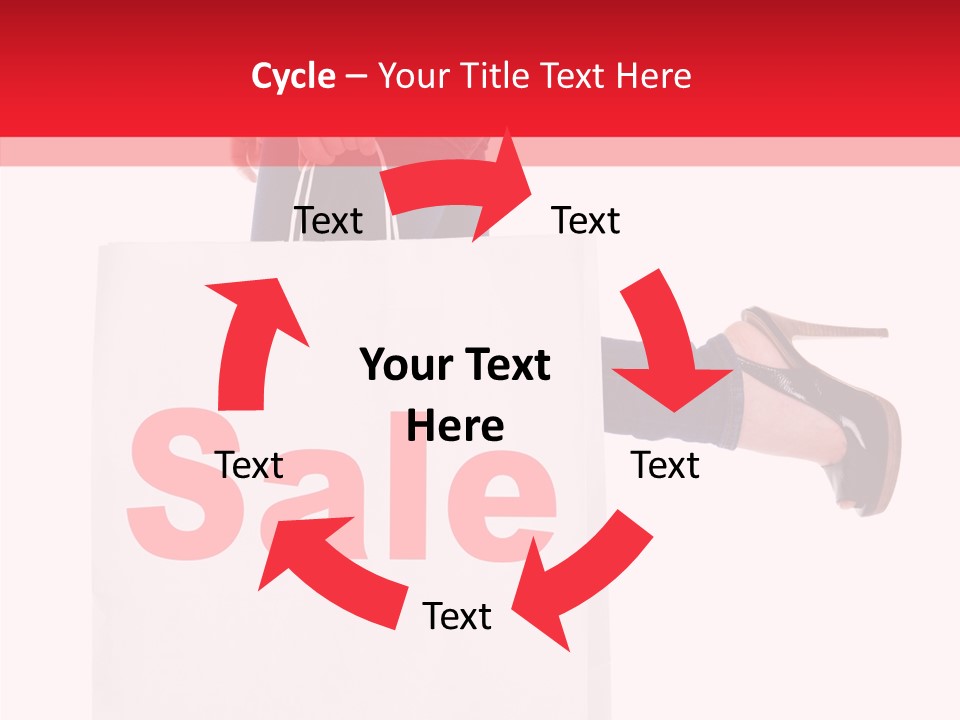 Female Modern Copy Space PowerPoint Template