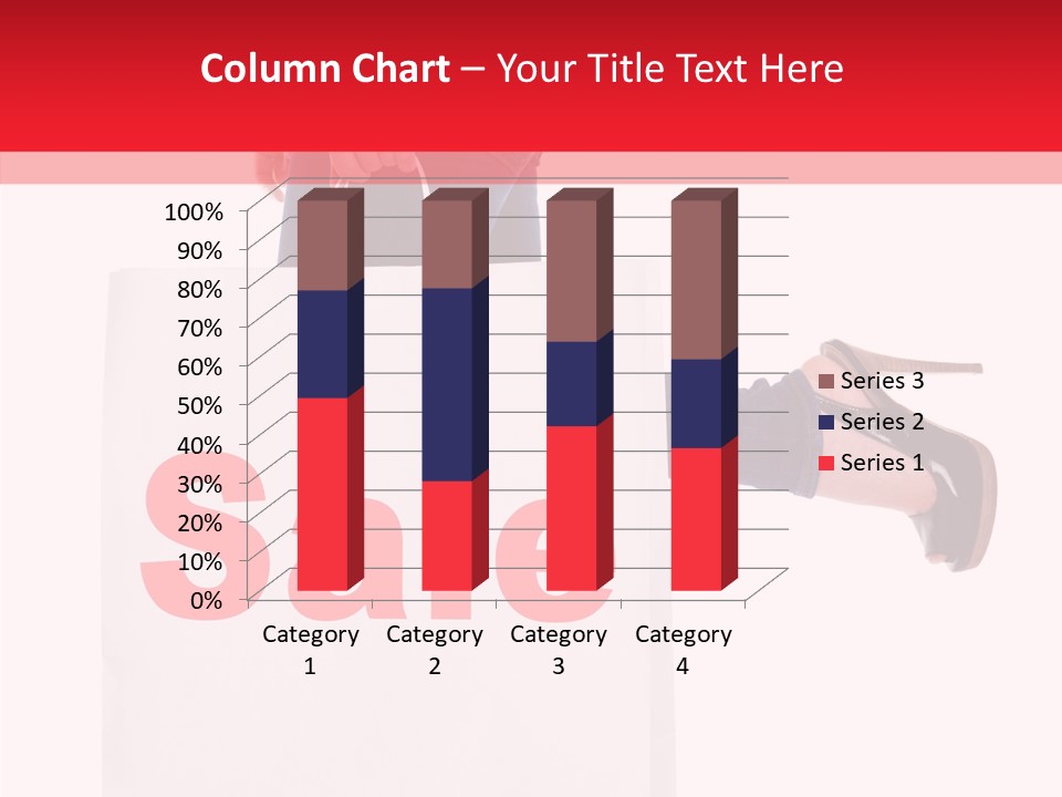 Female Modern Copy Space PowerPoint Template