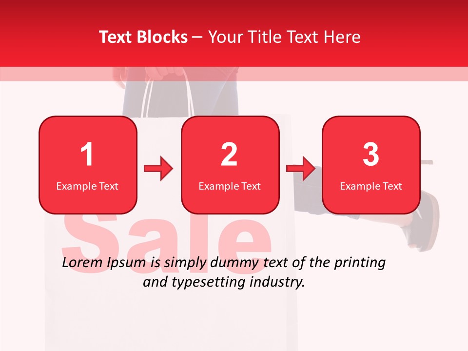 Female Modern Copy Space PowerPoint Template