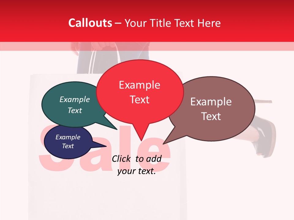 Female Modern Copy Space PowerPoint Template