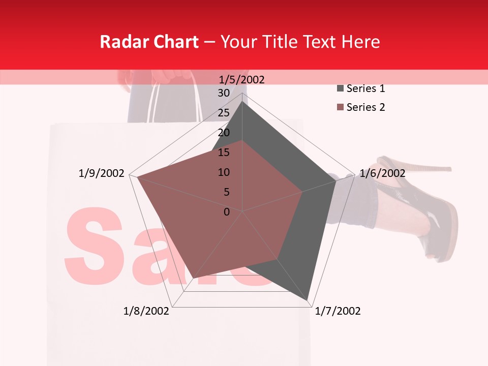 Female Modern Copy Space PowerPoint Template