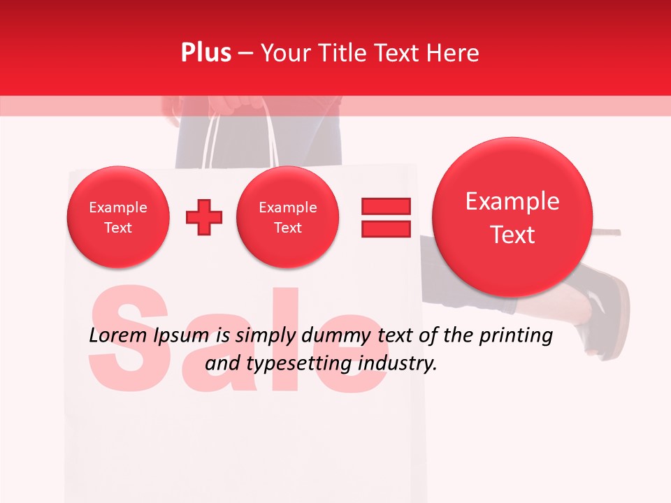 Female Modern Copy Space PowerPoint Template