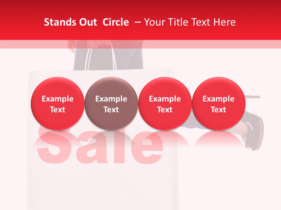 Female Modern Copy Space PowerPoint Template