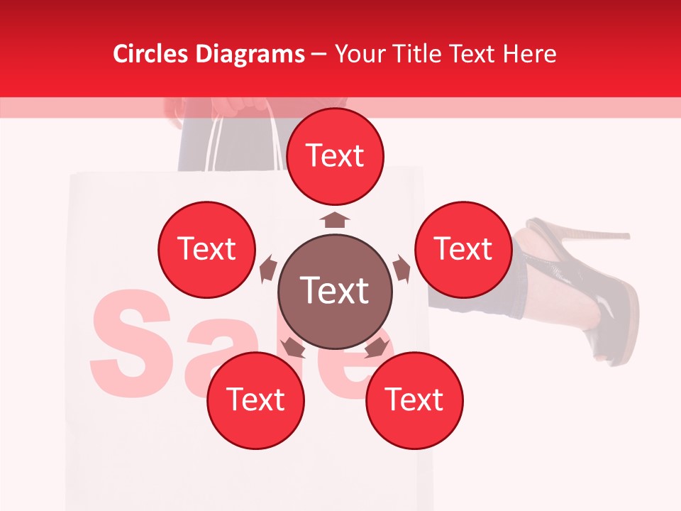 Female Modern Copy Space PowerPoint Template