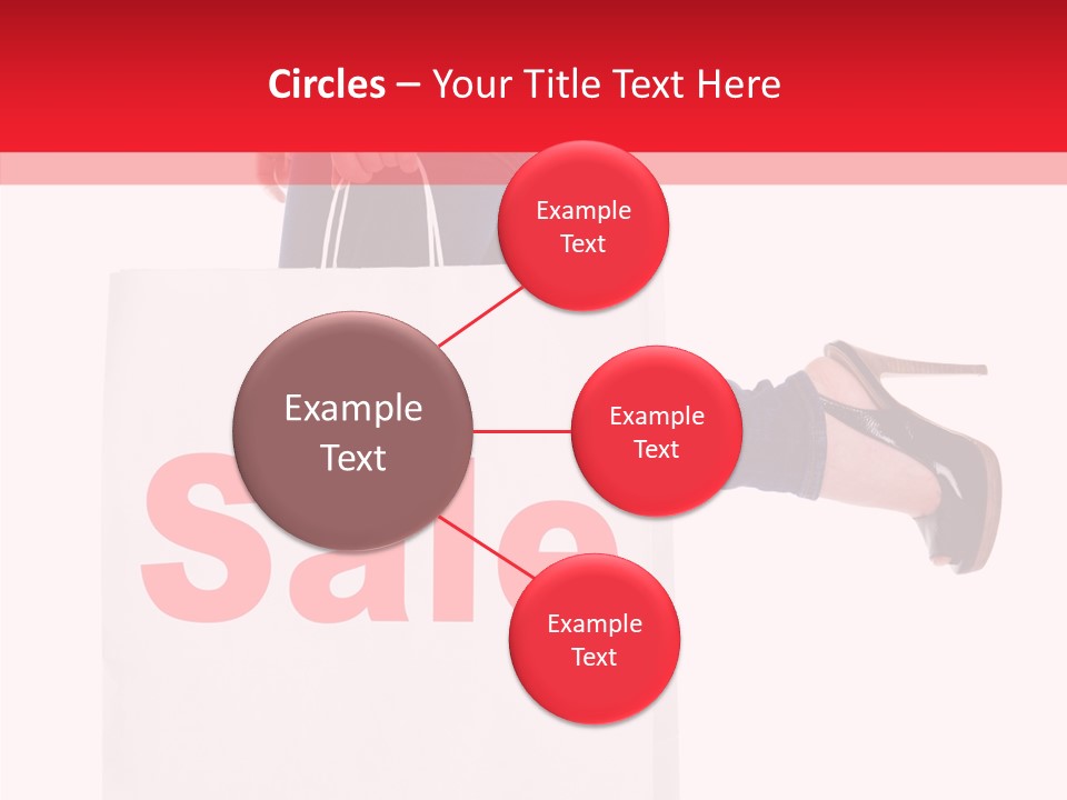 Female Modern Copy Space PowerPoint Template