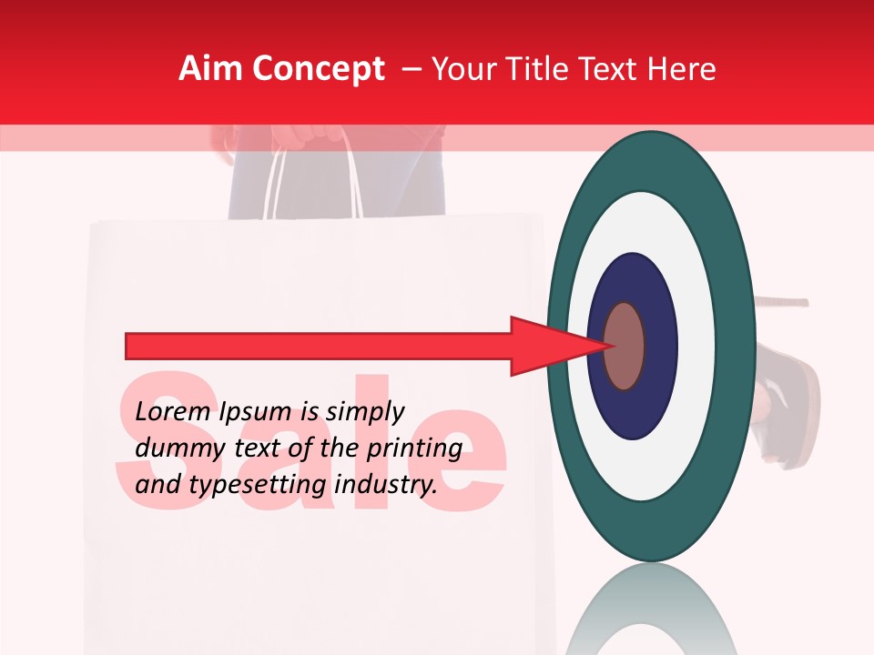 Female Modern Copy Space PowerPoint Template