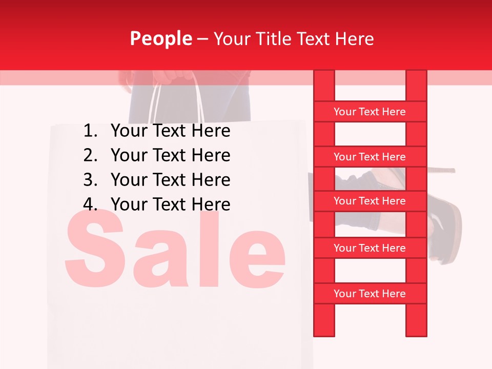 Female Modern Copy Space PowerPoint Template