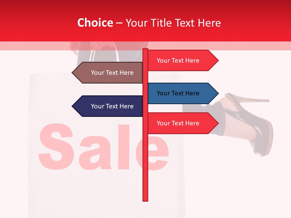 Female Modern Copy Space PowerPoint Template