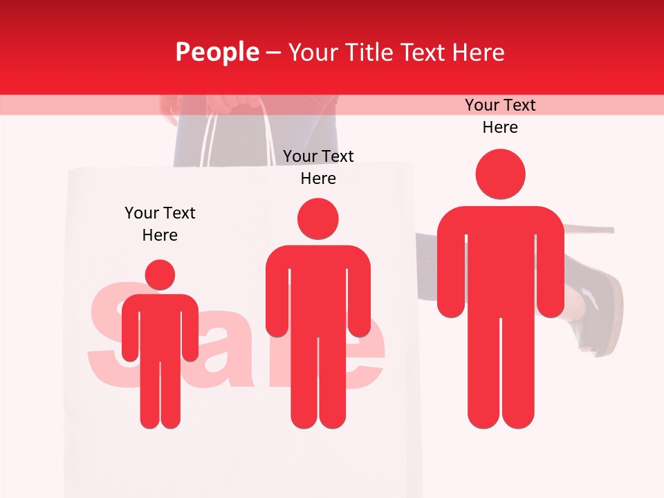 Female Modern Copy Space PowerPoint Template