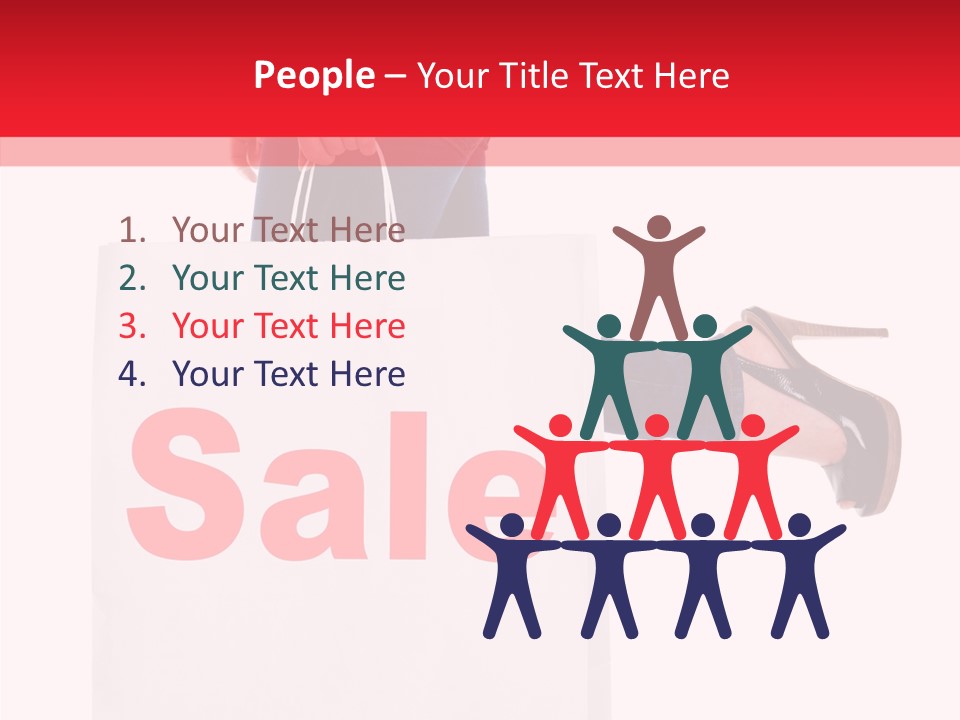 Female Modern Copy Space PowerPoint Template