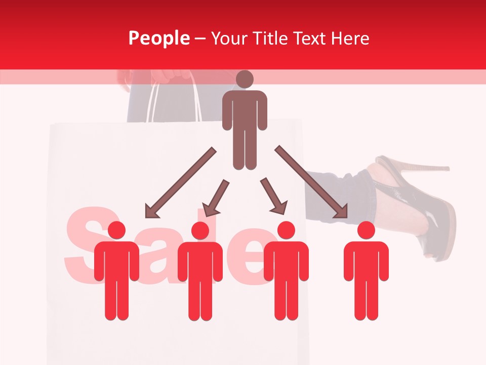 Female Modern Copy Space PowerPoint Template