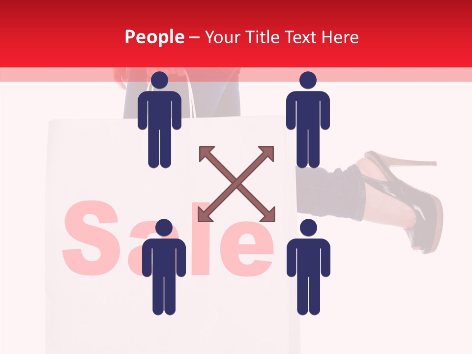 Female Modern Copy Space PowerPoint Template