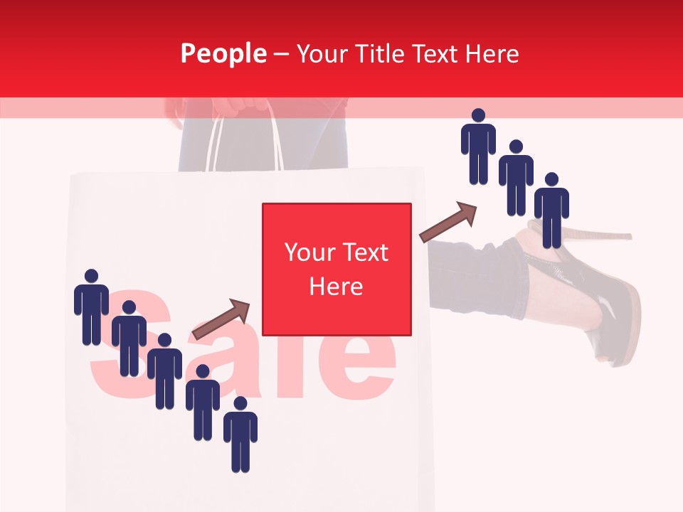 Female Modern Copy Space PowerPoint Template