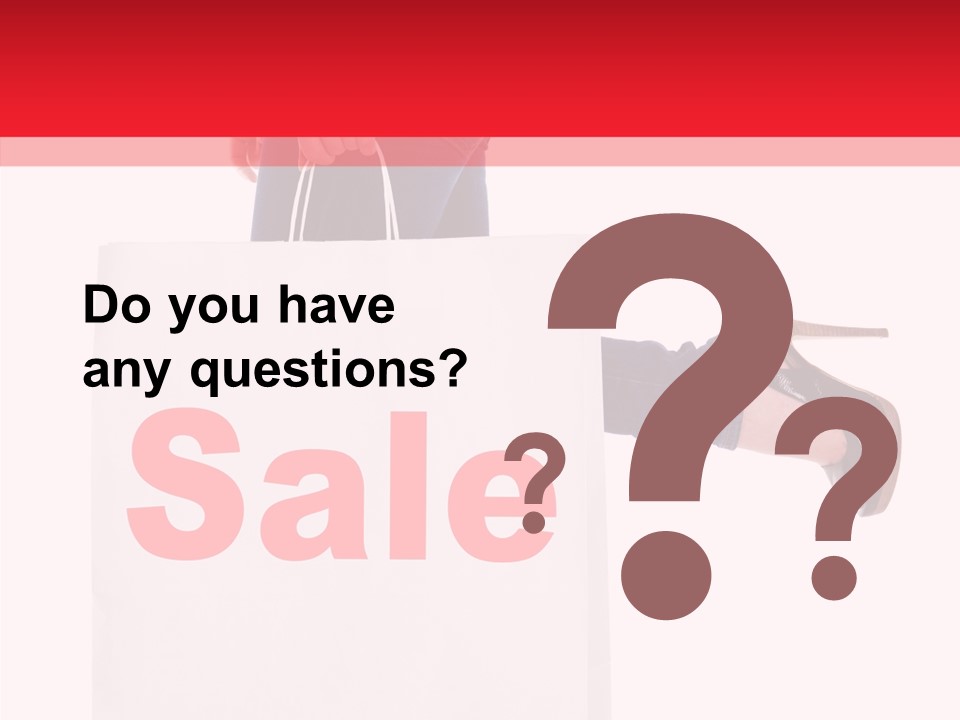 Female Modern Copy Space PowerPoint Template