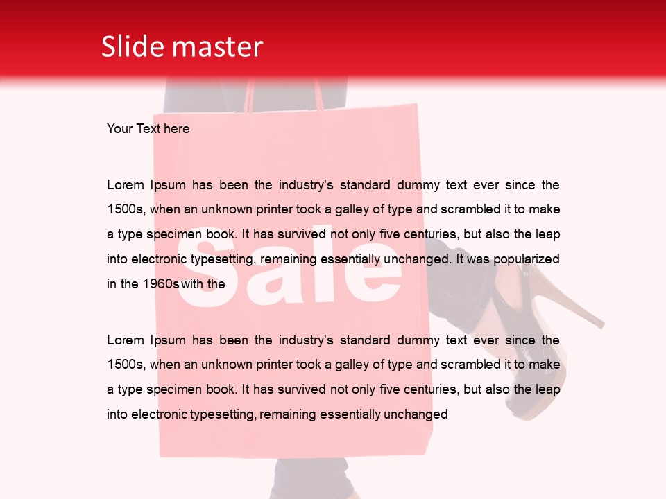 Discount Consumerism Real People PowerPoint Template