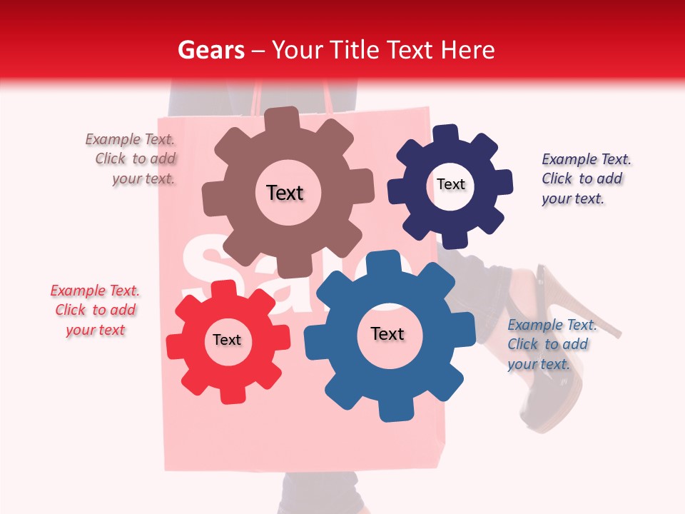 Discount Consumerism Real People PowerPoint Template