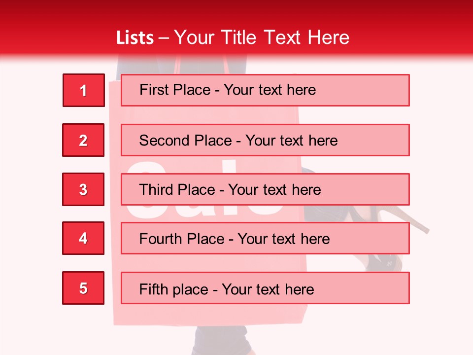 Discount Consumerism Real People PowerPoint Template