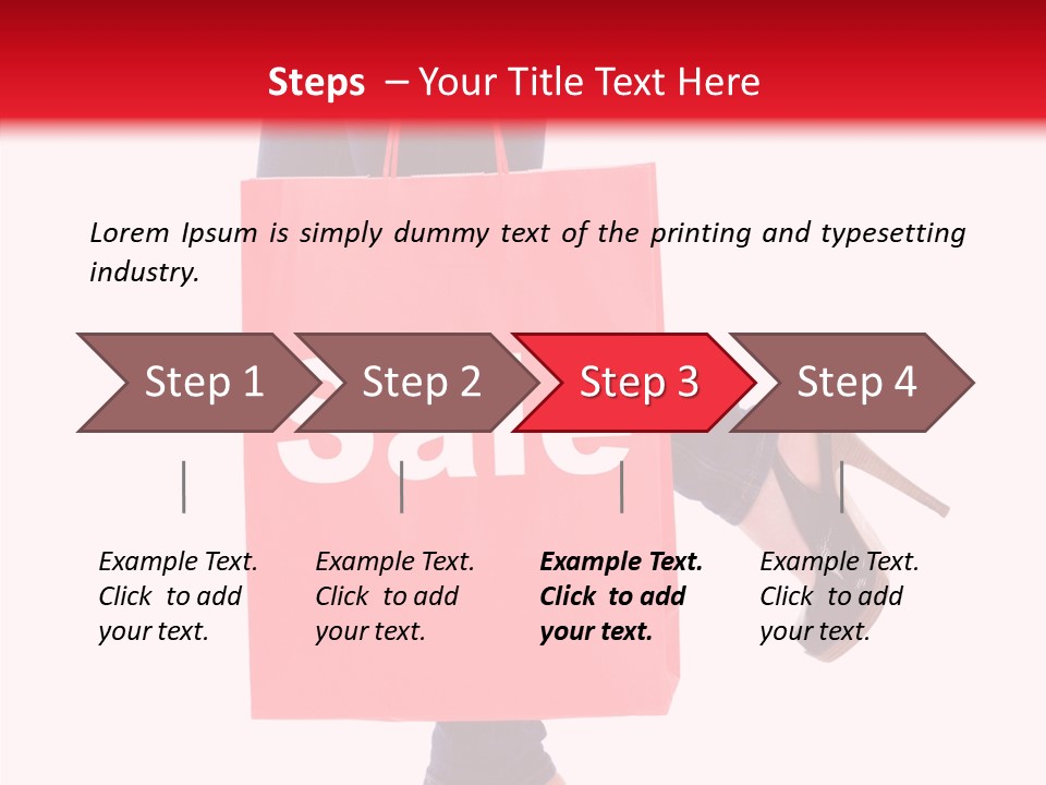 Discount Consumerism Real People PowerPoint Template