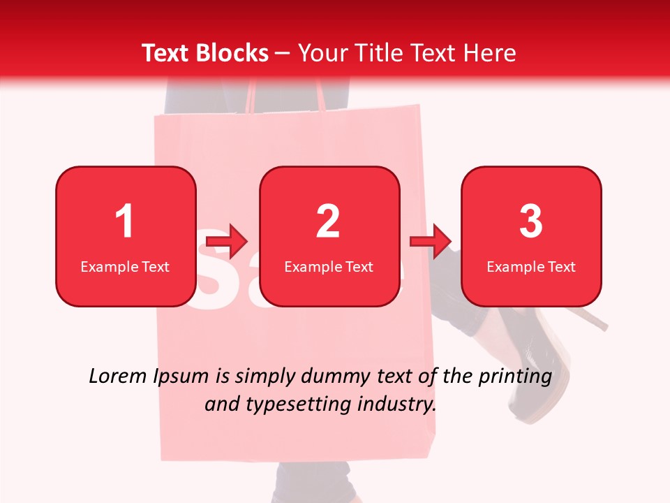 Discount Consumerism Real People PowerPoint Template