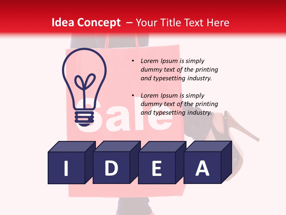 Discount Consumerism Real People PowerPoint Template