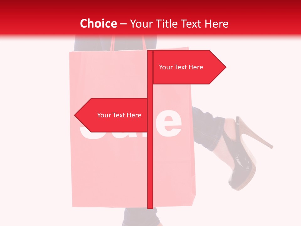 Discount Consumerism Real People PowerPoint Template