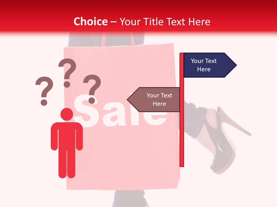 Discount Consumerism Real People PowerPoint Template