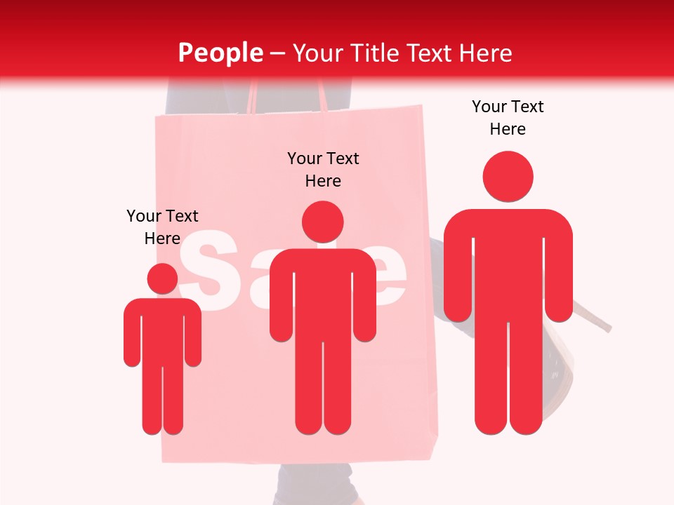 Discount Consumerism Real People PowerPoint Template