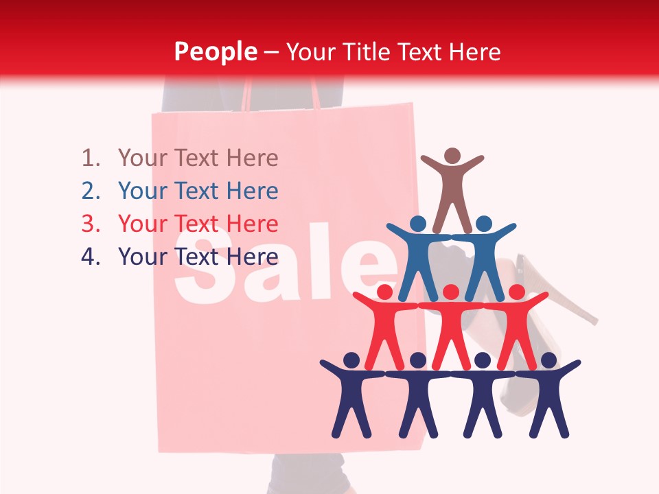 Discount Consumerism Real People PowerPoint Template