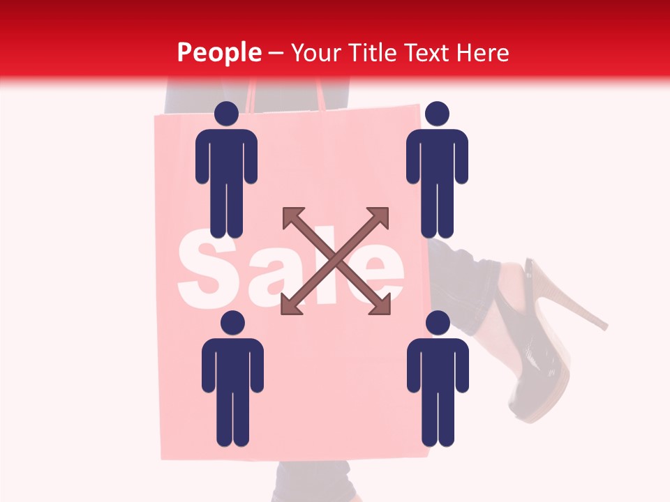 Discount Consumerism Real People PowerPoint Template