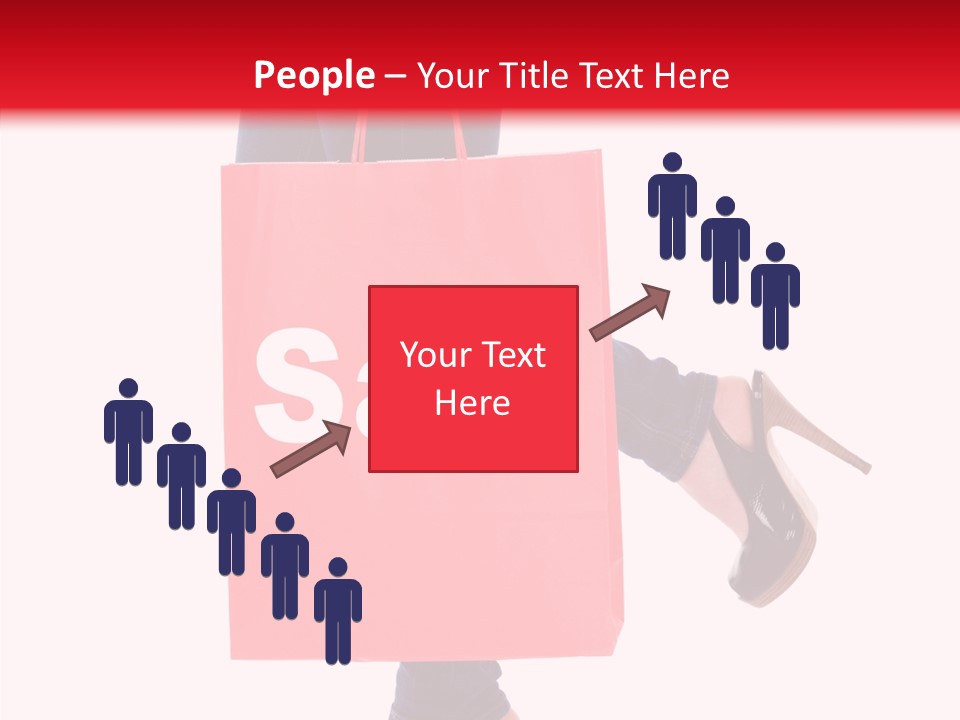 Discount Consumerism Real People PowerPoint Template