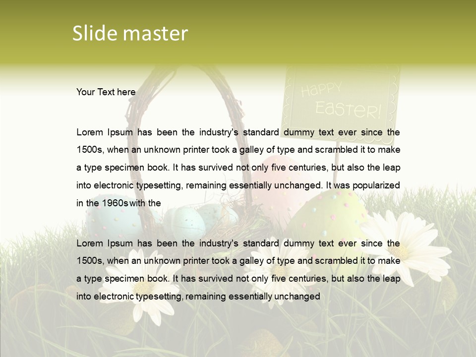 Spotted Decorating Shape PowerPoint Template