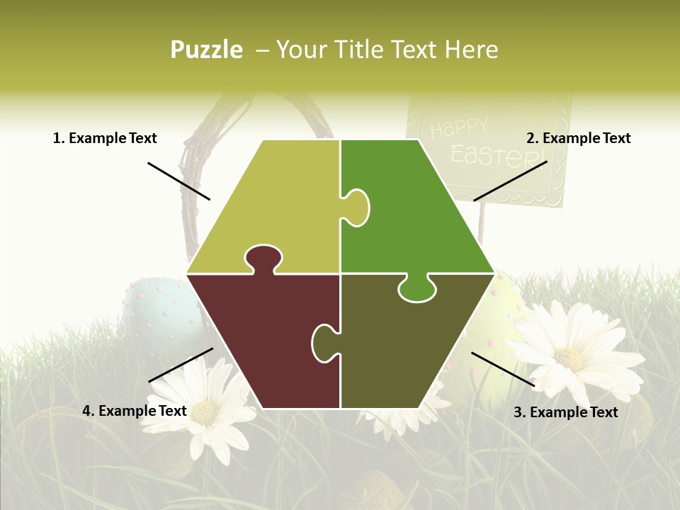 Spotted Decorating Shape PowerPoint Template