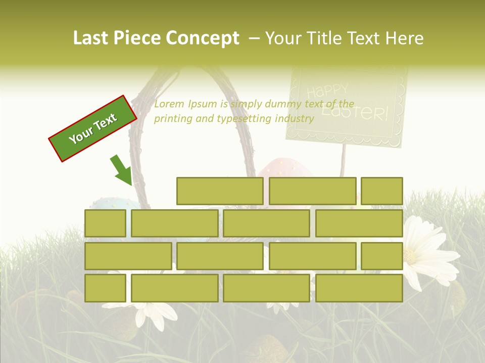Spotted Decorating Shape PowerPoint Template
