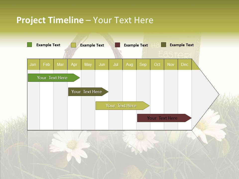 Spotted Decorating Shape PowerPoint Template