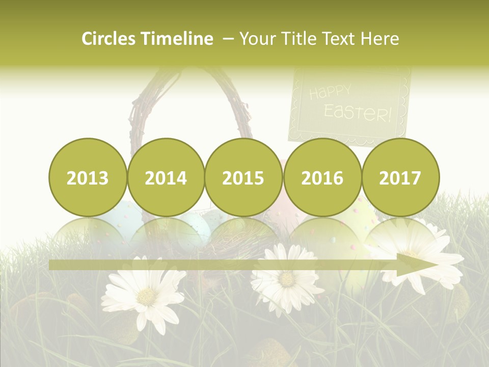 Spotted Decorating Shape PowerPoint Template