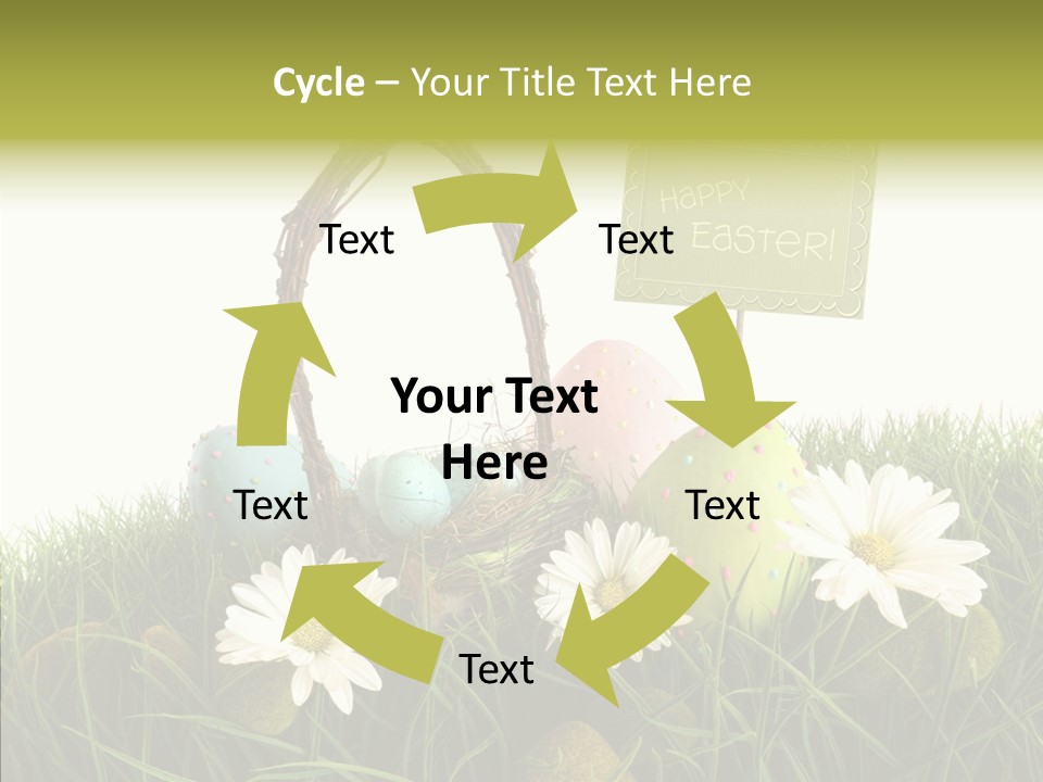 Spotted Decorating Shape PowerPoint Template