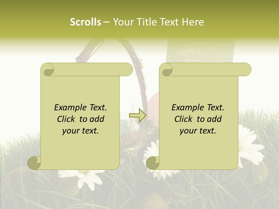 Spotted Decorating Shape PowerPoint Template