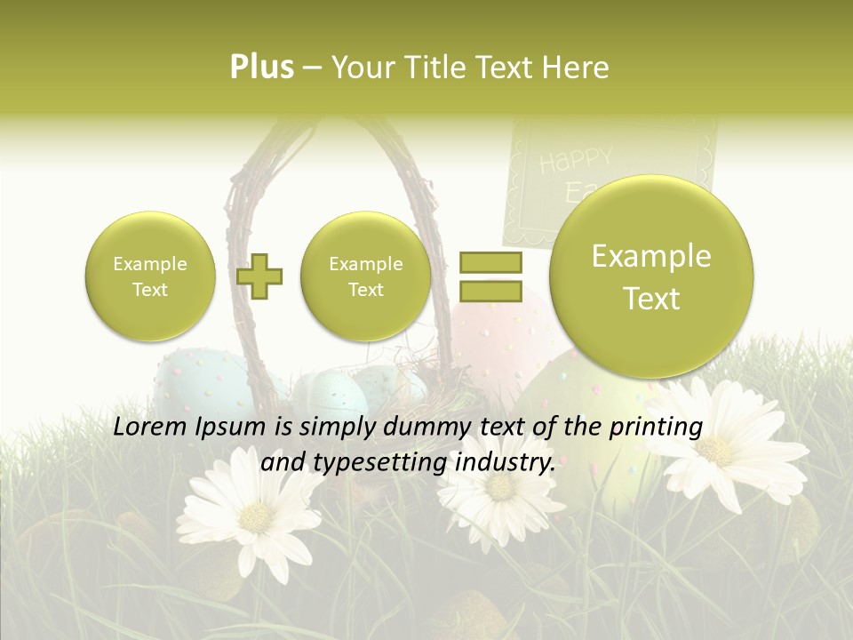 Spotted Decorating Shape PowerPoint Template