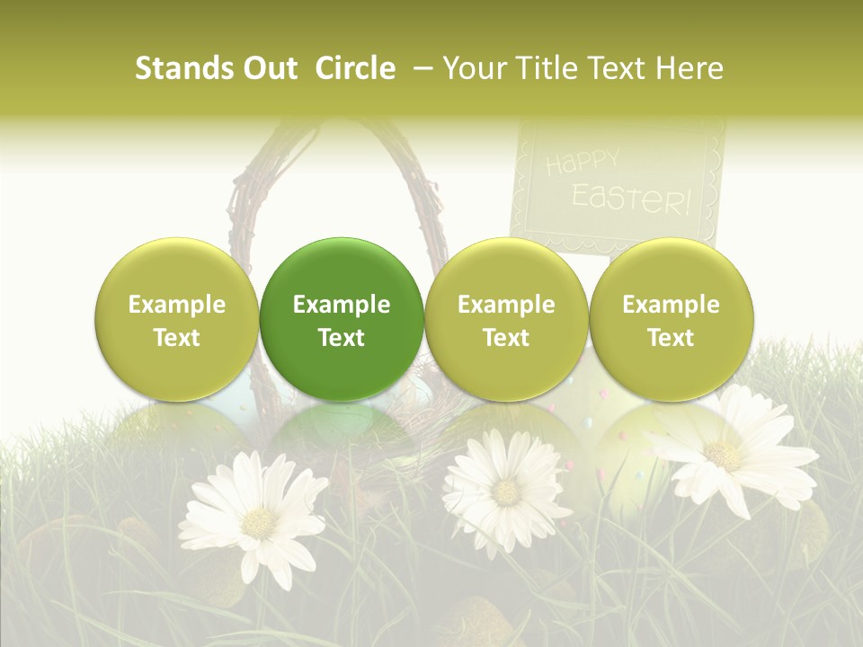 Spotted Decorating Shape PowerPoint Template