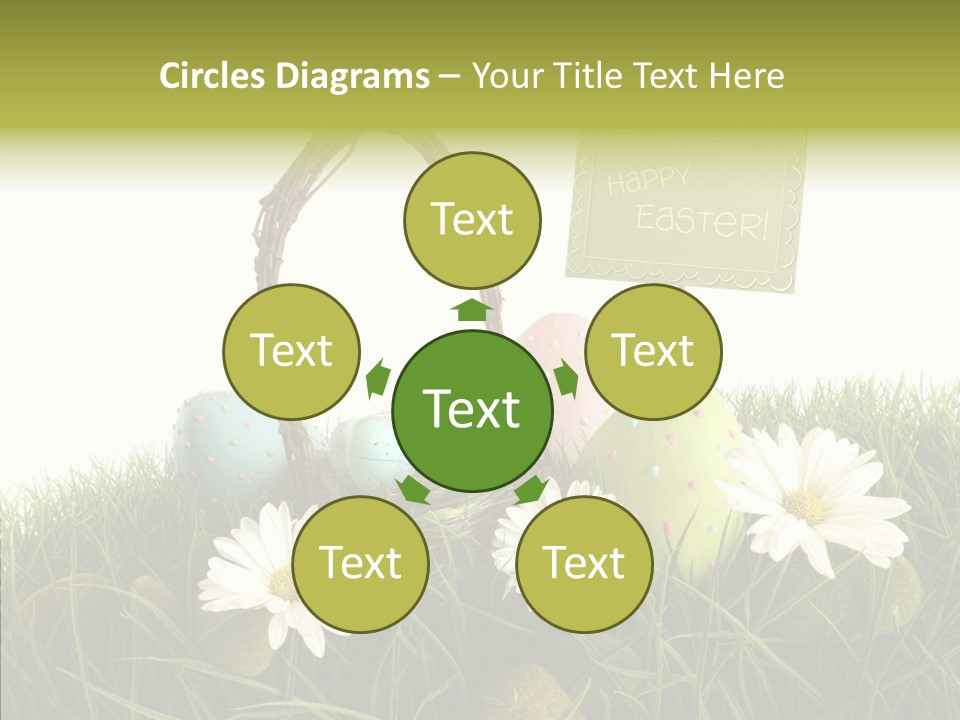 Spotted Decorating Shape PowerPoint Template