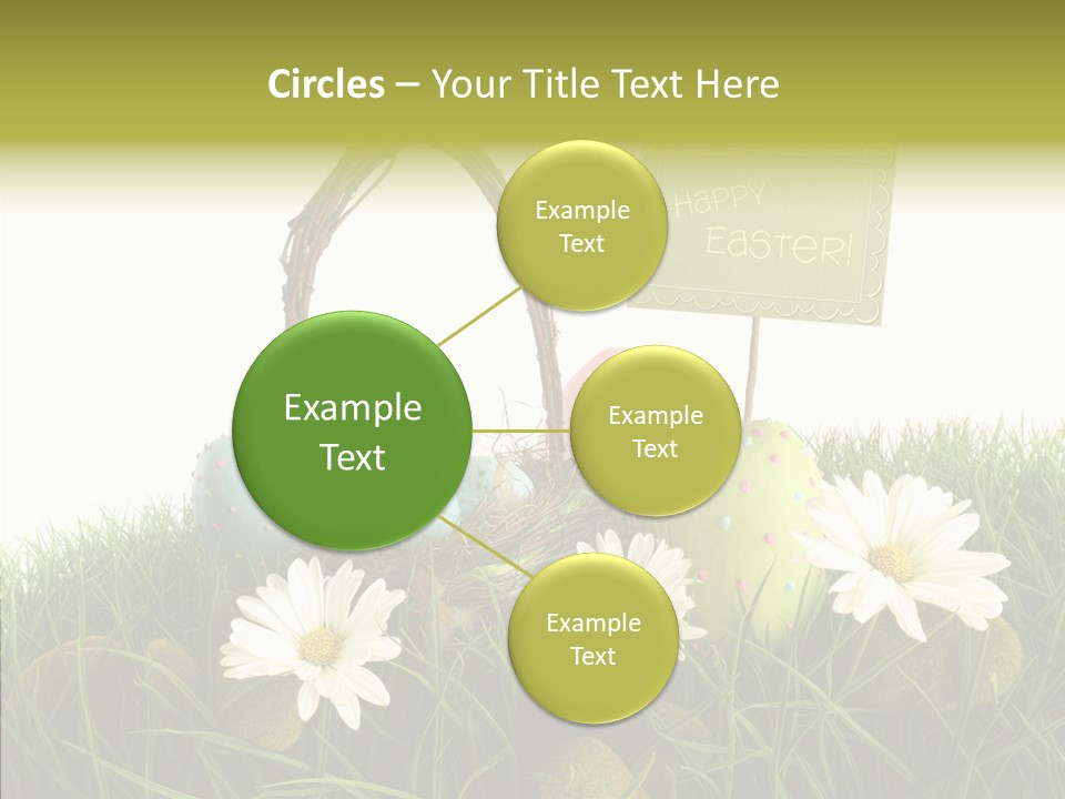 Spotted Decorating Shape PowerPoint Template