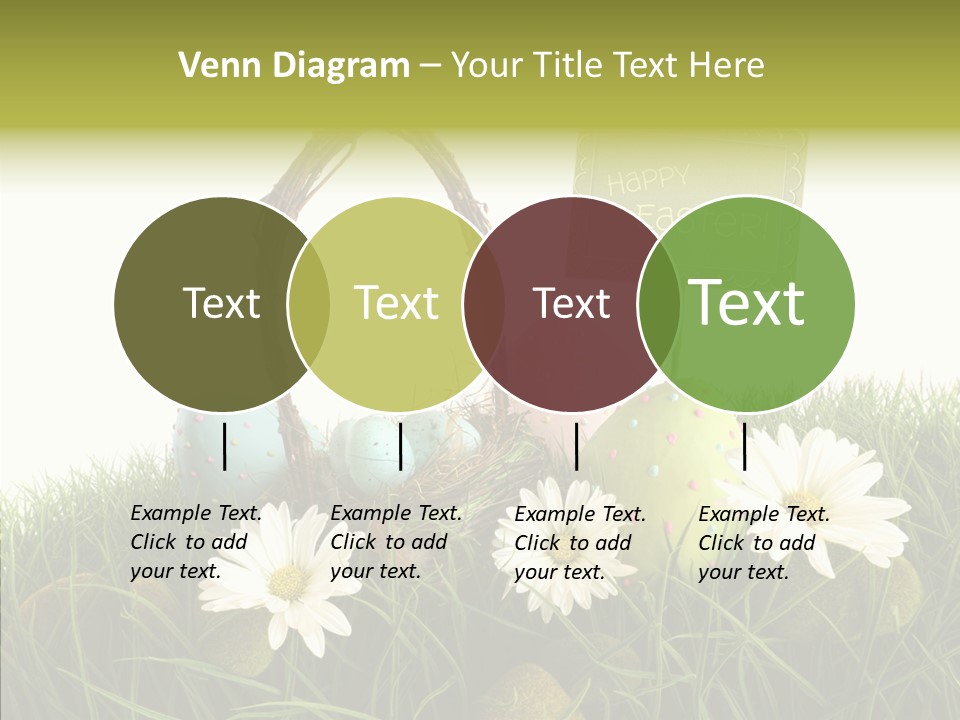 Spotted Decorating Shape PowerPoint Template