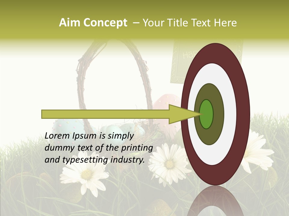 Spotted Decorating Shape PowerPoint Template