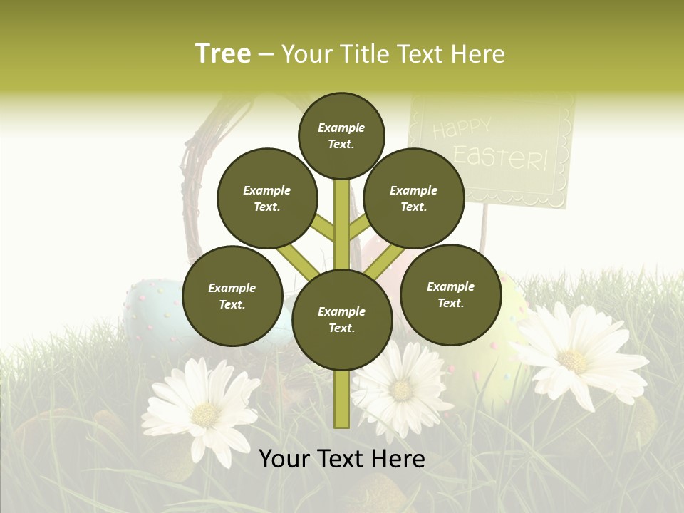 Spotted Decorating Shape PowerPoint Template