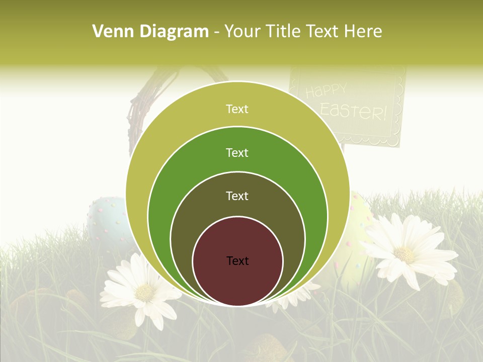 Spotted Decorating Shape PowerPoint Template