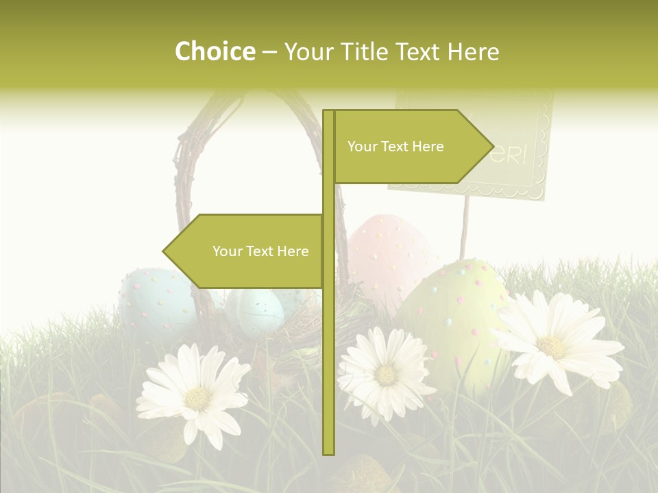 Spotted Decorating Shape PowerPoint Template