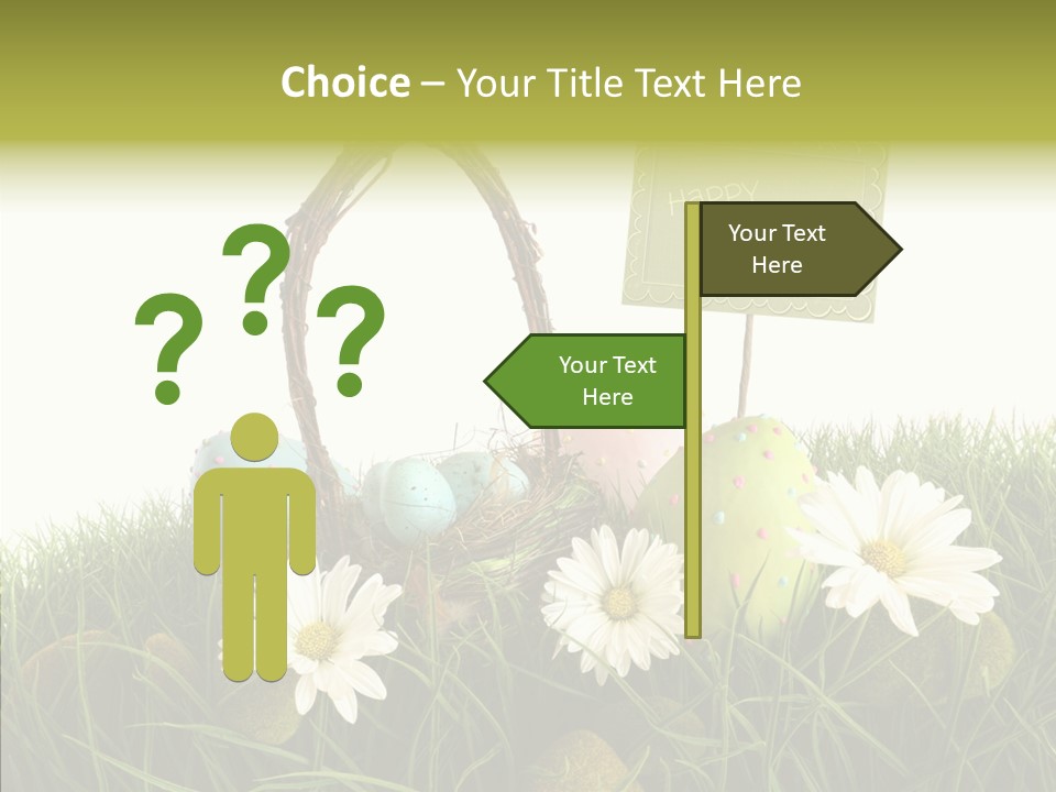 Spotted Decorating Shape PowerPoint Template