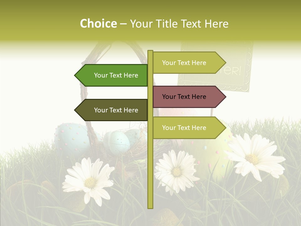 Spotted Decorating Shape PowerPoint Template