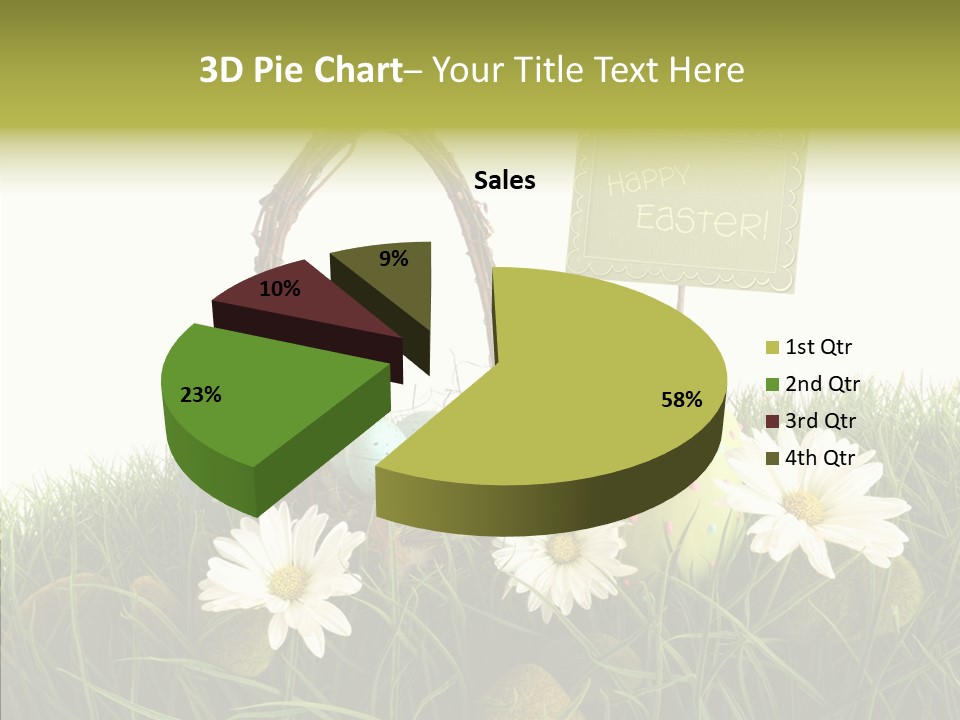 Spotted Decorating Shape PowerPoint Template
