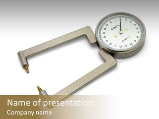 Metal Inch Metallic PowerPoint Template